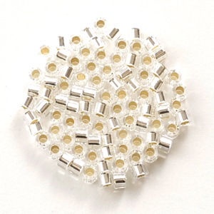 デリカビーズ　フリンジ　バッグ　ハンドメイド　シルバー デリカビーズ フリンジ バッグ ハンドメイド シルバー