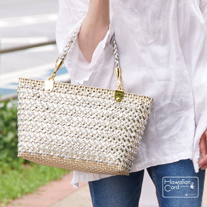 キット/イロハコードとメタリックヤーンのトートバッグ エクラ（Eclat