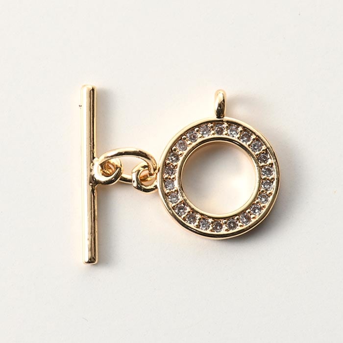 基礎金具/マンテル ラウンドストーン入り 本金メッキ | ・基礎金具