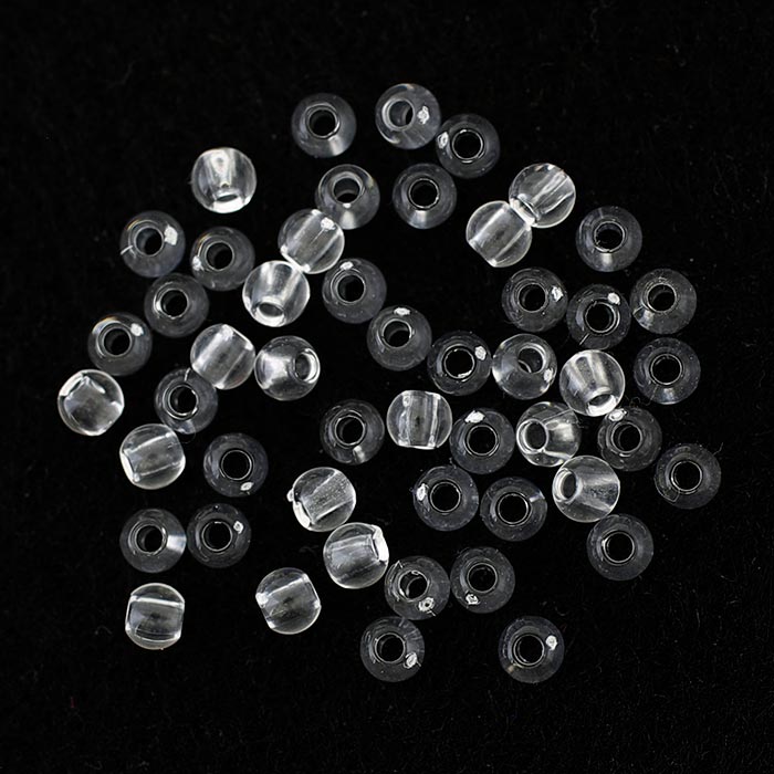 スキ玉 ラウンド クリア 4mm【アクリルビーズ/手芸/ハンドメイド