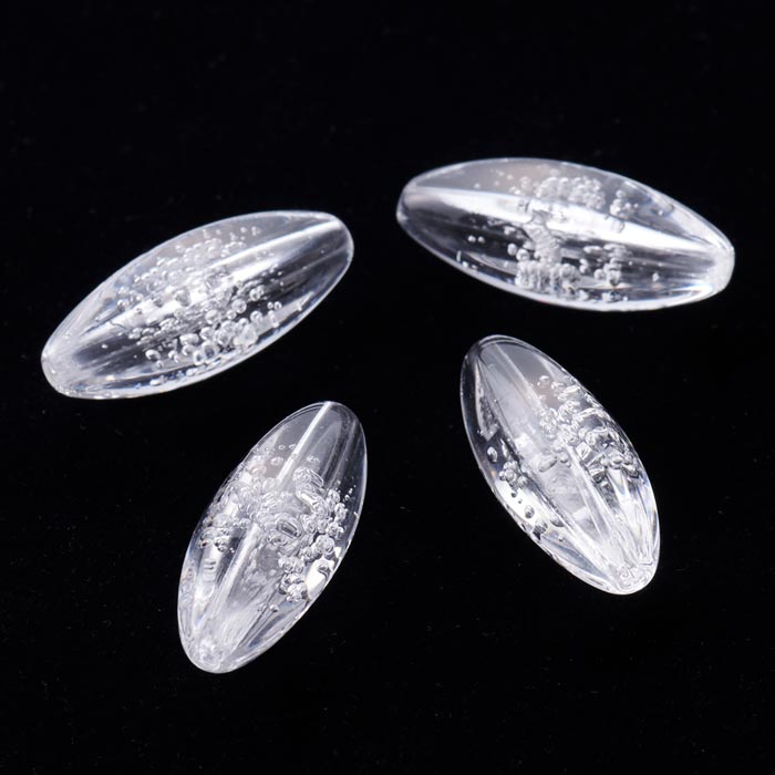 バブルビーズ ナツメ6面カット【アクリルビーズ/手芸/ハンドメイド