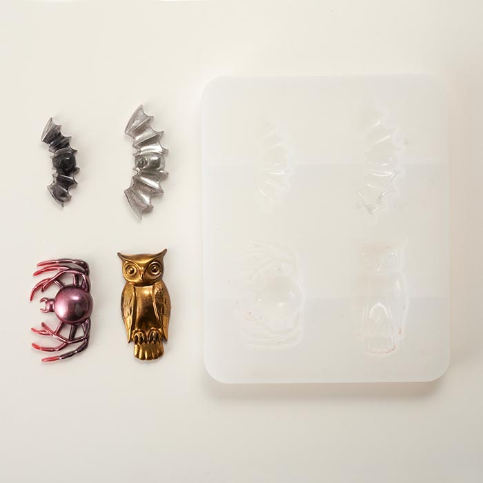 シリコンモールド・ダークモチーフ モンスター【在庫限り/レジン/resin