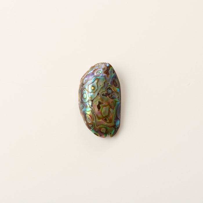 アバロンシェルビーズ /縦穴【天然石/螺鈿/在庫限り/ハンドメイド