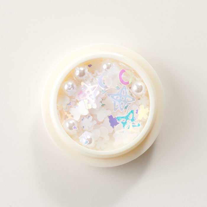 ミックスフレーク ホワイト【封入資材/封入パーツ/レジン/resin