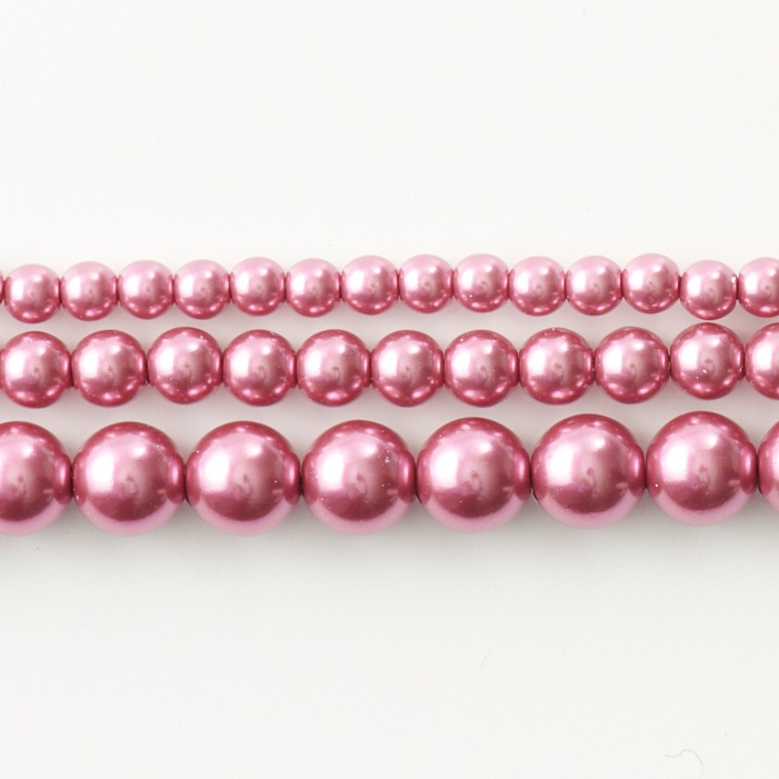 日本製樹脂パール 3mm チェルシーピンク【アクリルパール/国産パール