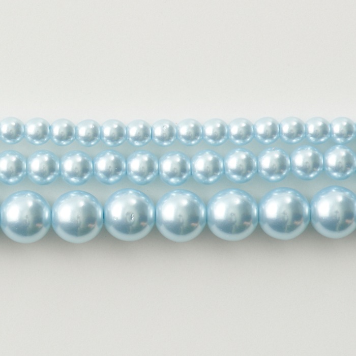 日本製樹脂パール 4mm スカイブルー【アクリルパール/国産パール