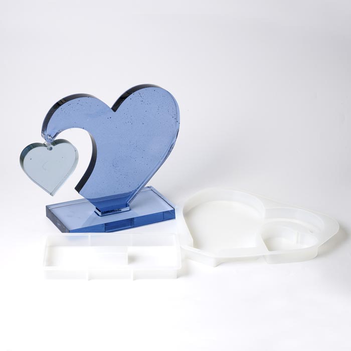 【ヘアゴム】レジン　ハート レジンキット 『推し活シェイカー ハート RSK-376』 ERUBERU