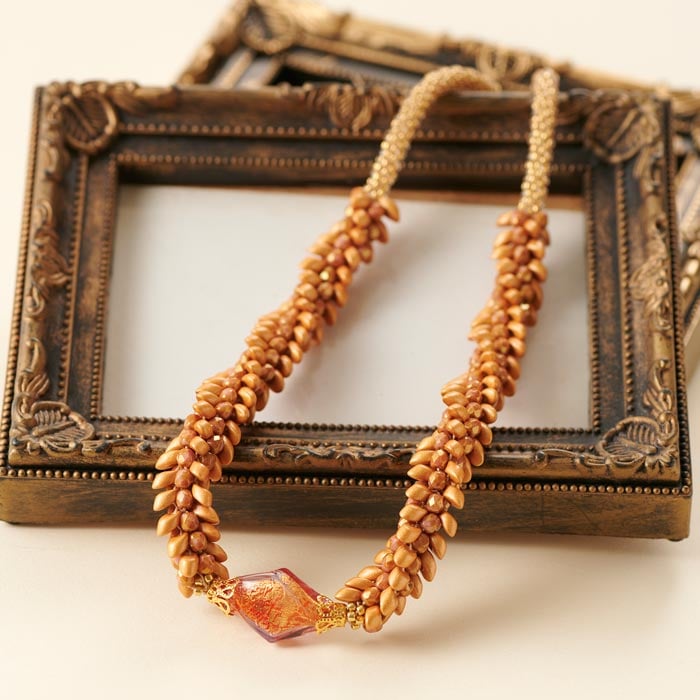 数量限定】キット /ヴェネチアンビーズのビーズくみひもKIT「トリッド