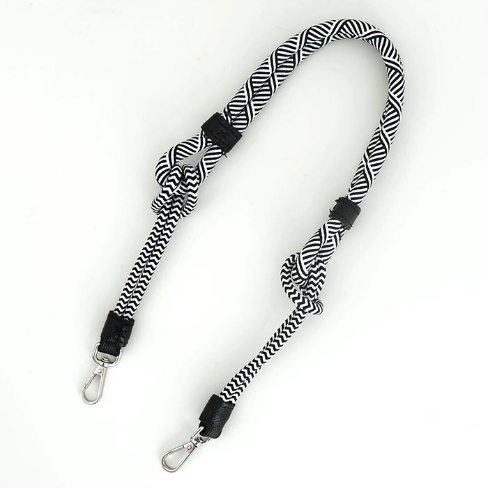 パラコードショルダーストラップ C ブラック【マクラメショルダー