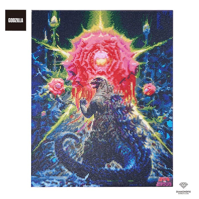 GODZILLA ビオランテ ジグソーパズル 額装品 ダイヤモンドフィックス ゴジラシリーズ『ゴジラVSビオランテ