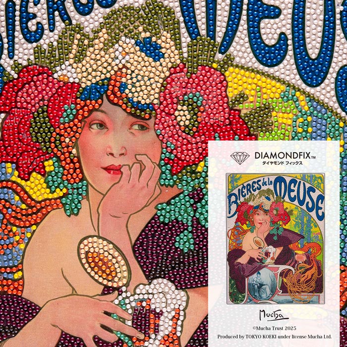 ダイヤモンドフィックス ミュシャ-MUCHA-アートコレクション「ムーズ川