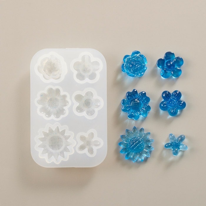 シリコンモールド/小花【レジン/resin/ハンドメイド/手芸/手作り