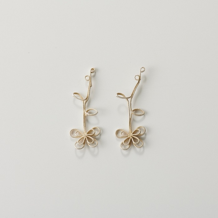 メタルパーツ/古代銀 ジョイントパーツ/デザインコネクター/つなぎ