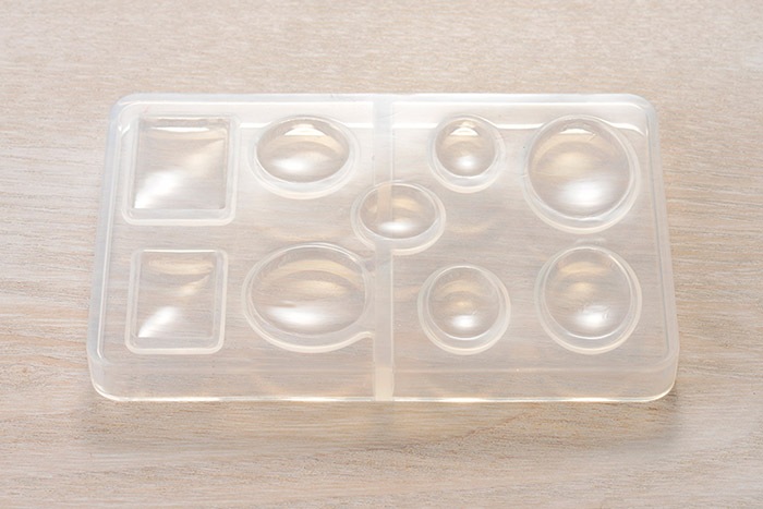 シリコンモールド/薄型ペンダント（カボション）【レジン/resin