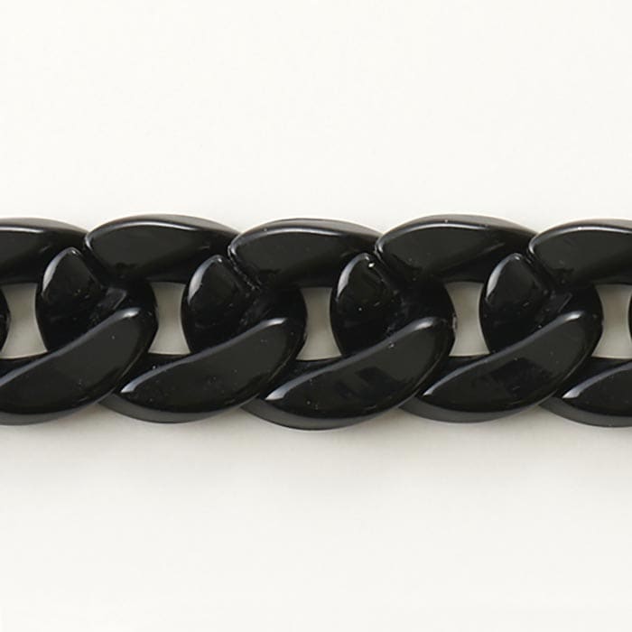 アクリルチェーンパーツ ブラック | ・チェーン,アクリルチェーン | X