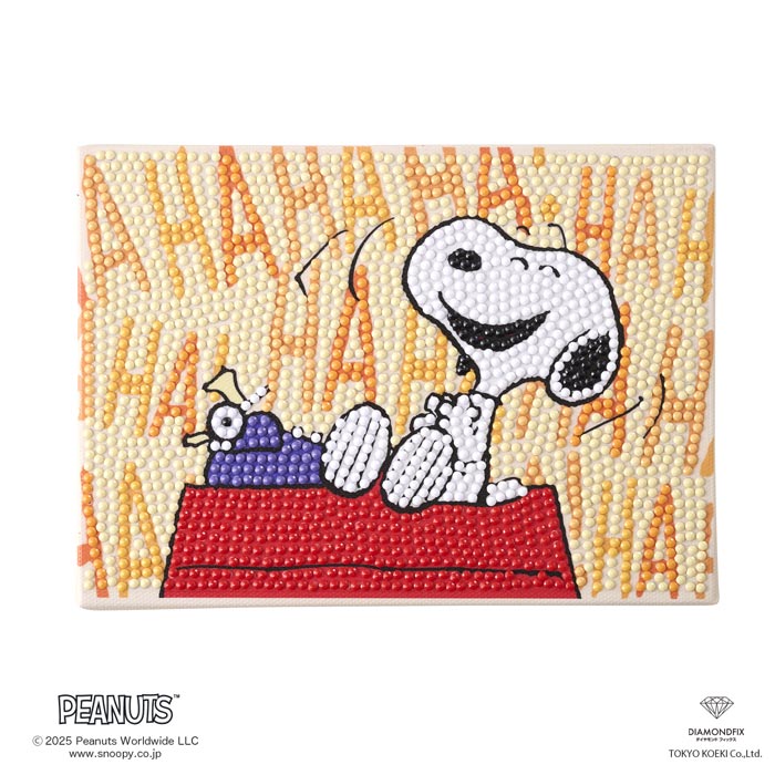 キット/ダイヤモンドフィックス スヌーピー HAHAHA【PEANUTS SNOOPY DIAMONDFIX ダイヤモンドアート ハンドメイド ...