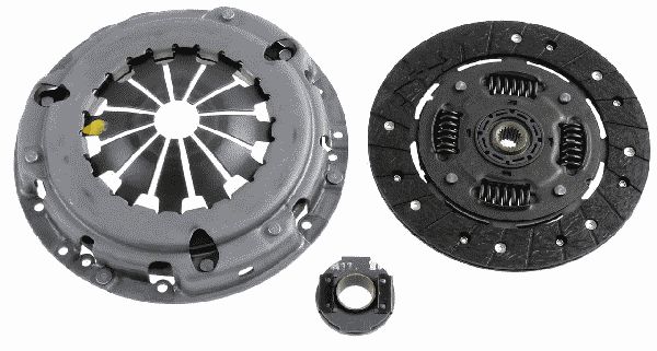 旧フィアット500 F/L用クラッチ3点セット クラッチ3点セット 71773157 71779128 FIAT フィアット 500 1.2L 1.4L