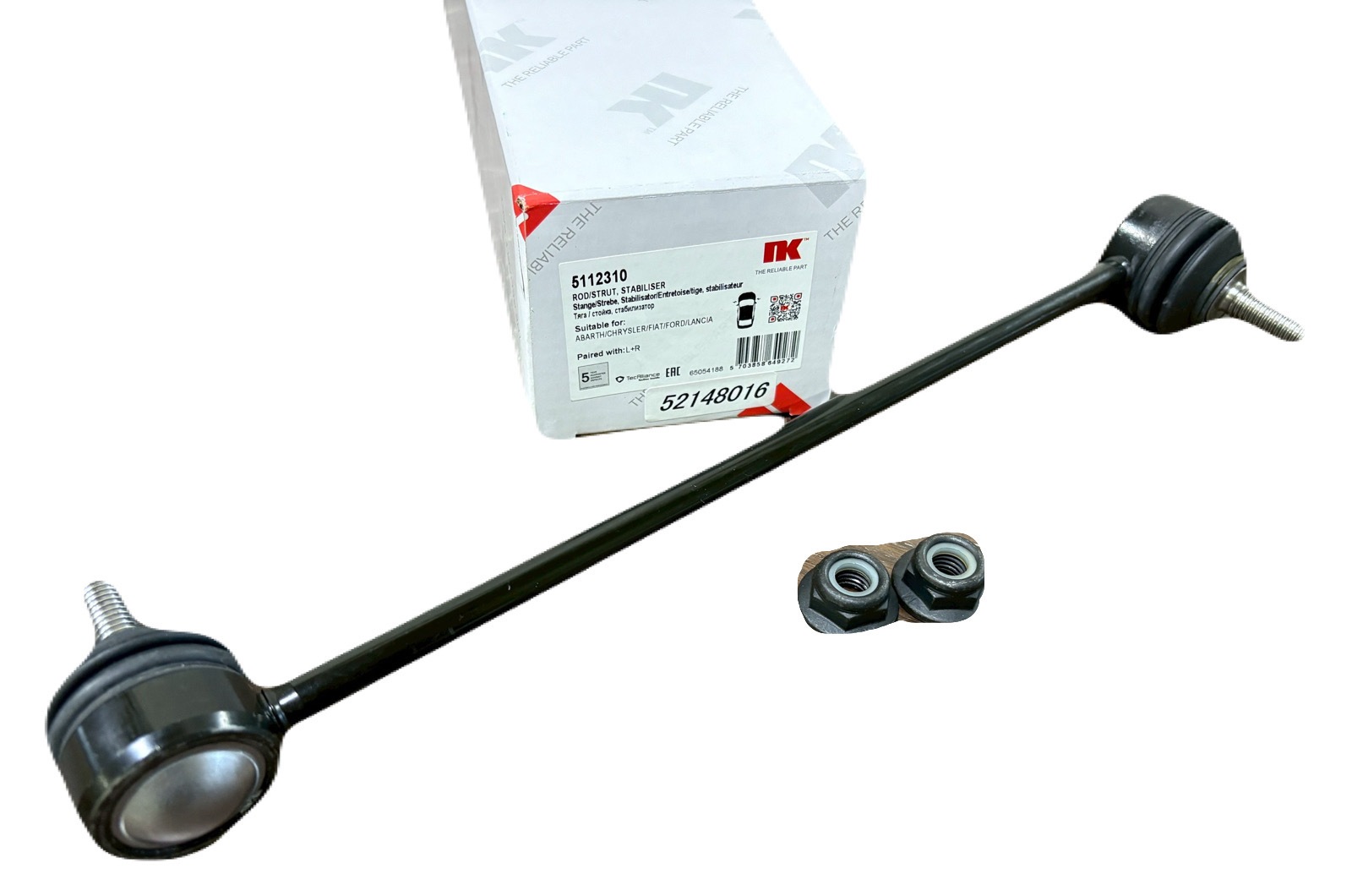 フロントスタビリンクロッド 片側 52148016 FIAT フィアット 500