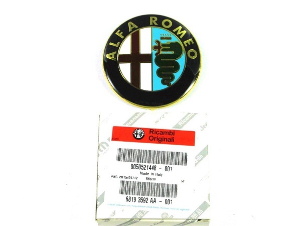 純正 フロントエンブレム 50521448 アルファロメオ ジュリエッタ