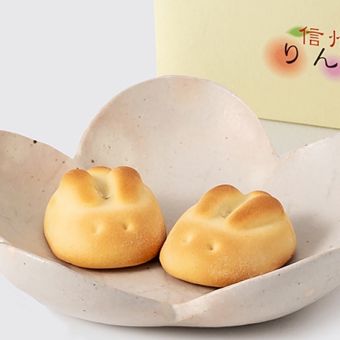 林檎うさぎページ 信州りんごなうさぎ20個入(信州長野県のお土産 お菓子 お