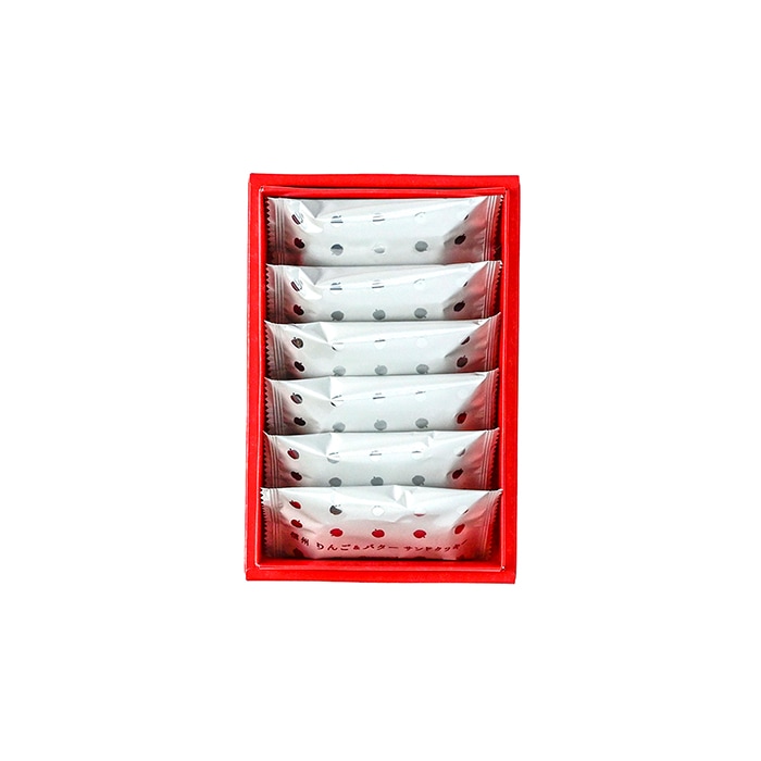 信州りんご＆バターサンドクッキー6個入（信州長野県のお土産 お菓子