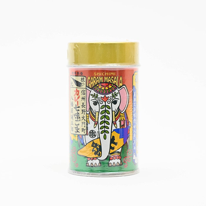 八幡屋礒五郎カレー七味ごま缶入