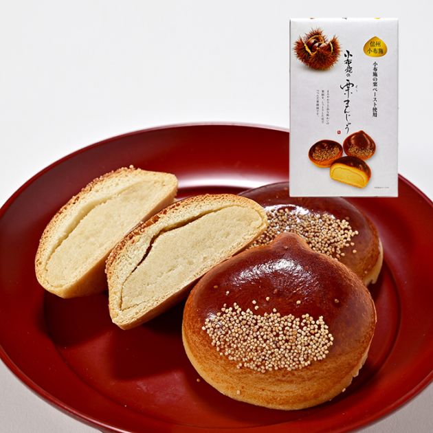 小布施の栗まんじゅう15個入（信州長野県のお土産 お菓子 お取り寄せ スイーツ ギフト）