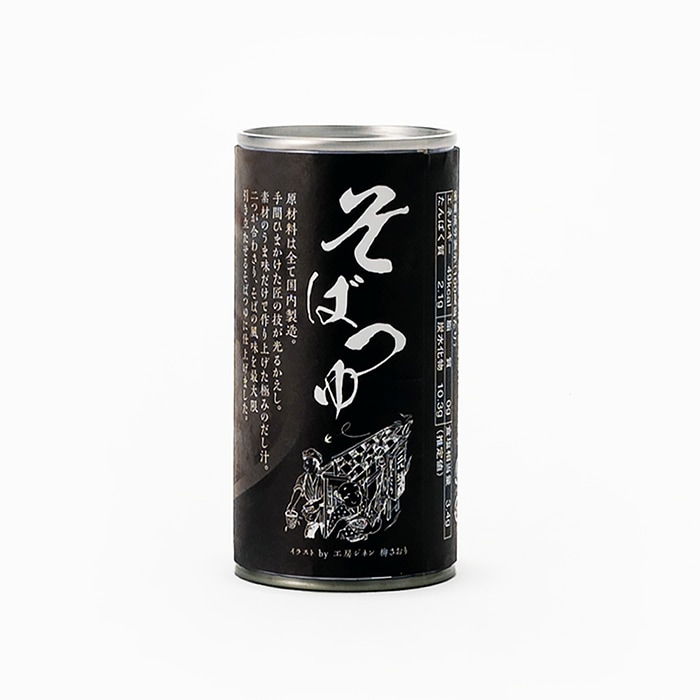 そばつゆ缶 日穀製粉