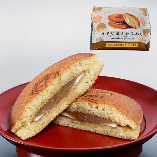 おぶせ栗ふわふわりバラ（信州長野県のお土産 お菓子 お取り寄せ スイーツ どら焼き）