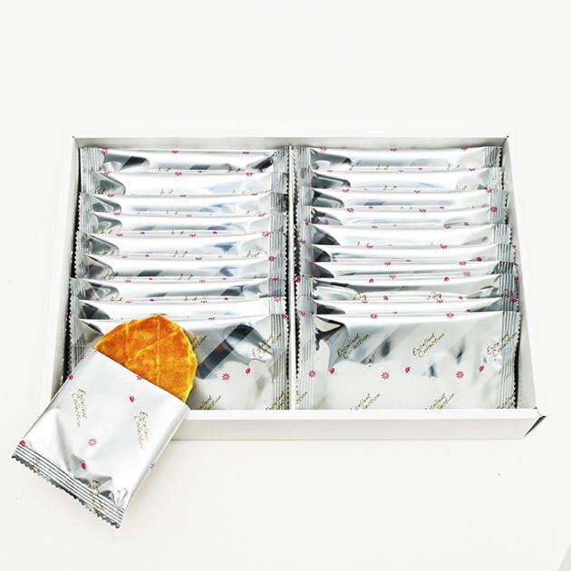 80784→38500 信州シャインマスカットワッフルクッキー 20枚入（信州長野県のお土産