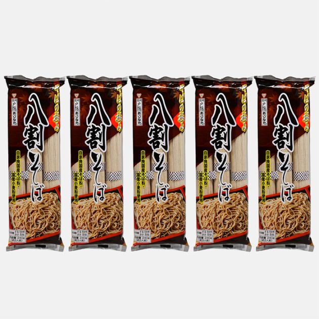 そばの極み 信州戸隠 おびなた 八割そば 240g×5袋（送料込）