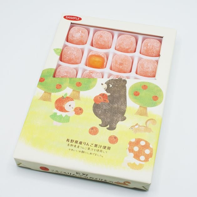 長野ころころりんごのおくりもの りんごもち×5箱 A（信州長野のお土産