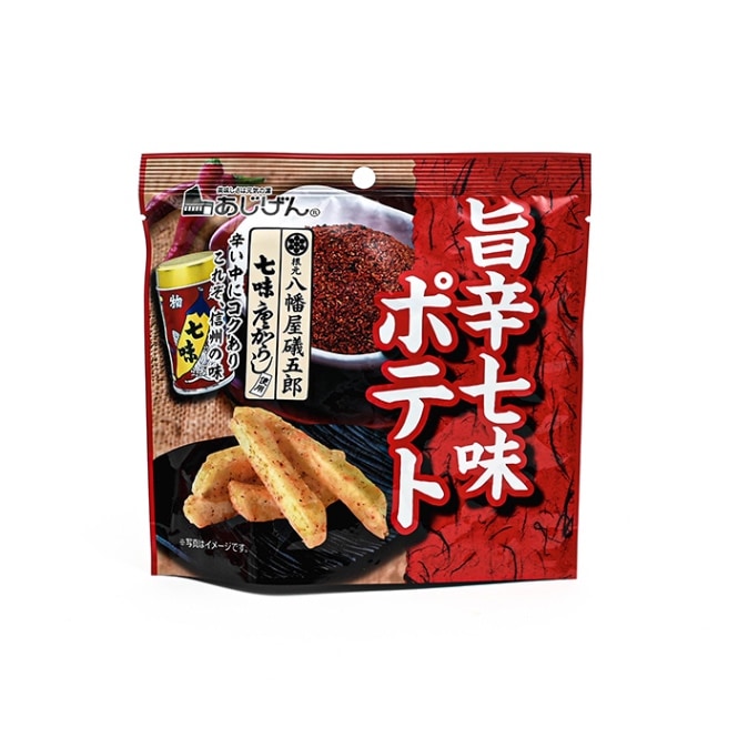 旨辛七味ポテト 八幡屋礒五郎七味唐からし使用（複数購入 送料込