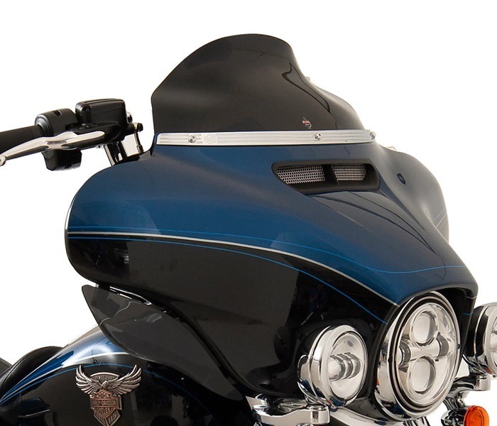 KLOCK WERKS・6.5インチ FLAREウインドシールド・ブラック 2310-0475 