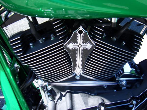 Precision billet ハーレー ホーンカバー チカーノ チョロ系に