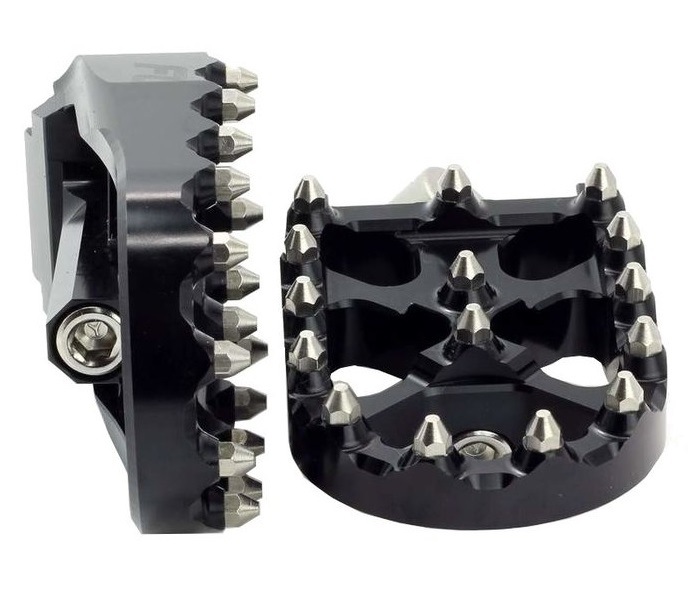 FLO MOTORSPORTS・V3 MXスタイル WIDE フットペグ 122-8080