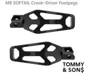 TOMMY��SONS��M8���եƥ��롦CROOK���꡼�� �ɥ饤�С��եåȥڥ� BLACK TS-CNC-166