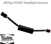CUSTOM DYNAMICS��2025up FXLRST��Shark Demon LED�إåɥ饤���� �����ɥϡ��ͥ���CD-25ST-RUNHARN