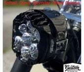 CUSTOM DYNAMICS��1999up ���եƥ��롦�����ʡ����ݡ��ĥ�������Shark Demon LED�إåɥ饤�ȡ�SD2-PM-W