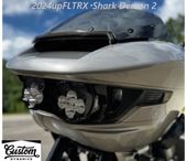 CUSTOM DYNAMICS��2024upFLTRX��2023upFLTRXSE��Shark Demon 2�ѥե����ޥ� �ǥ奢��LED�إåɥ饤�ȡ�SD2-23-RG-WW