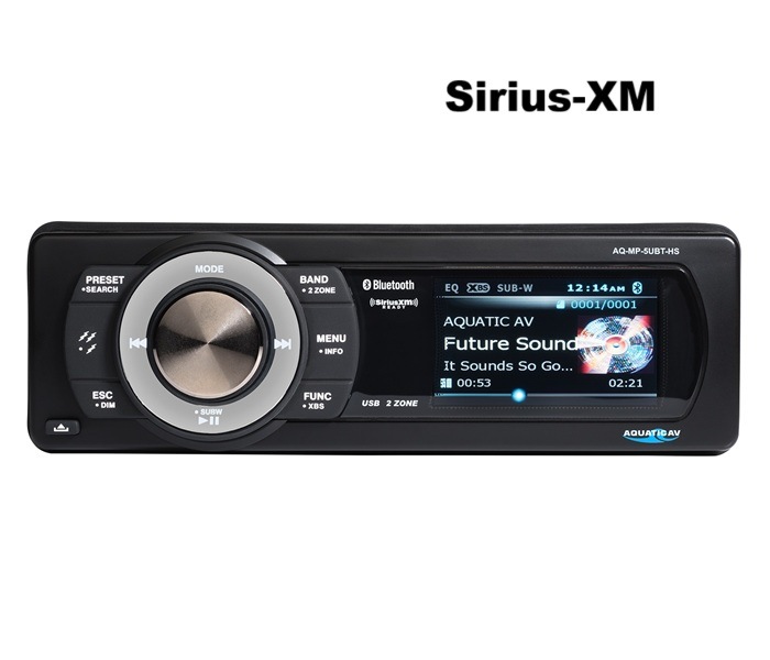 AQUATIC AV・SiriusXM Bluetooth オーディオ AQ-MP-5UBT-HS | TOURING