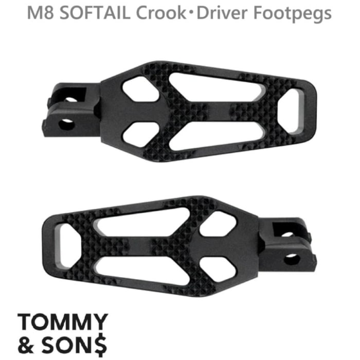 TOMMY��SONS��M8���եƥ��롦CROOK���꡼�� �ɥ饤�С��եåȥڥ� �֥�å� TS-CNC-166