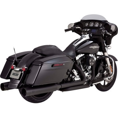 VANCE��HINES�� OVERSIZED 450�ޥե顼 TITAN���֥�å����֥�å� 1801-1061