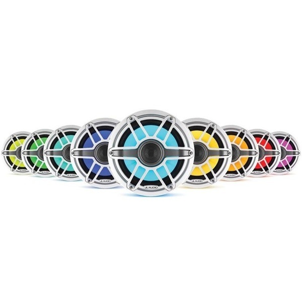 JL Audio��7.7����� �ޥ�󥹥ԡ����� �ۥ磻�ȥ��ݡ��ĥ���� RGB �饤�ƥ��󥰡�M6-770X-S-GWGW-I