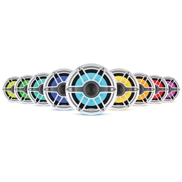 JL Audio��8.8����� �ޥ�󥹥ԡ����� �ۥ磻�ȥ��ݡ��ĥ���� RGB �饤�ƥ��󥰡�M6-880X-S-GWGW-I