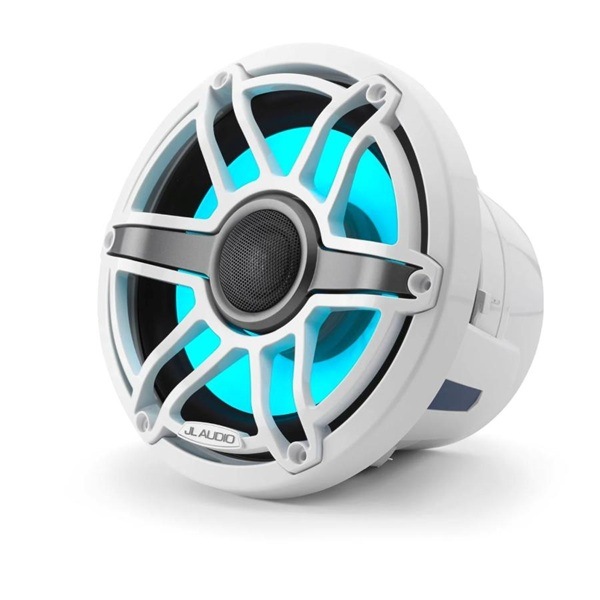 JL Audio��8.8����� �ޥ�󥹥ԡ����� �ۥ磻�ȥ��ݡ��ĥ���� RGB �饤�ƥ��󥰡�M6-880X-S-GWGW-I