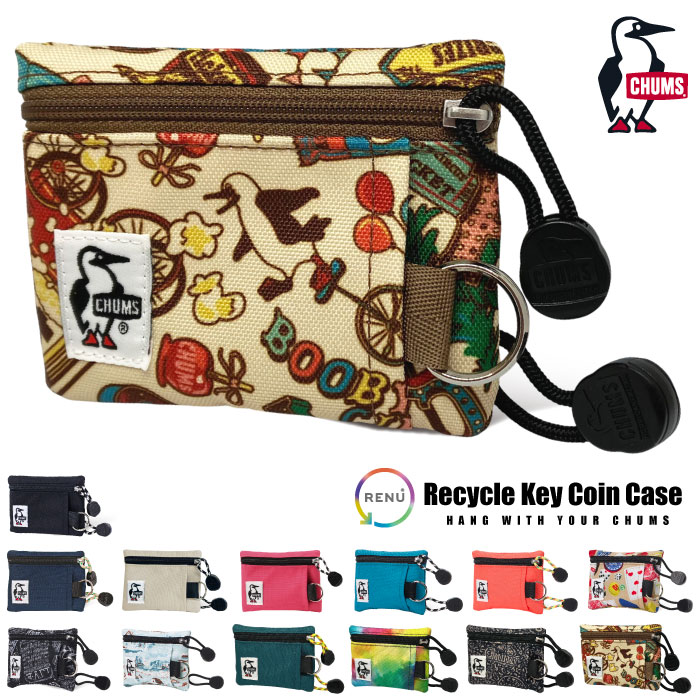 CHUMS チャムス リサイクルキーコインケース 定期入れ カード収納 キー