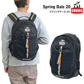 CHUMS チャムス スプリングデール 20 リュックサック バックパック デイパック キャンプ 登山 トレッキング 釣り デイリー メンズ レディース タウンユース 20L CH60-3749|アウ