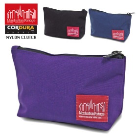 マンハッタンポーテージ ナイロンクラッチ キャンプポーチ マルチポーチ ケース 小物入れ 軽量 コスメ ペンケース デジカメ 旅行 トラベル ビジネス 出張 メンズ レディース Manhattan P