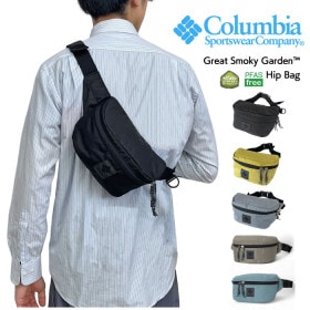 Columbia コロンビア グレートスモーキーガーデン ヒップバッグ ボディバック 斜めがけ サブバッグ コンパクト 小さめ はっ水 撥水 防汚 メンズ レディース 通勤 通学 アウトドア キャンプ